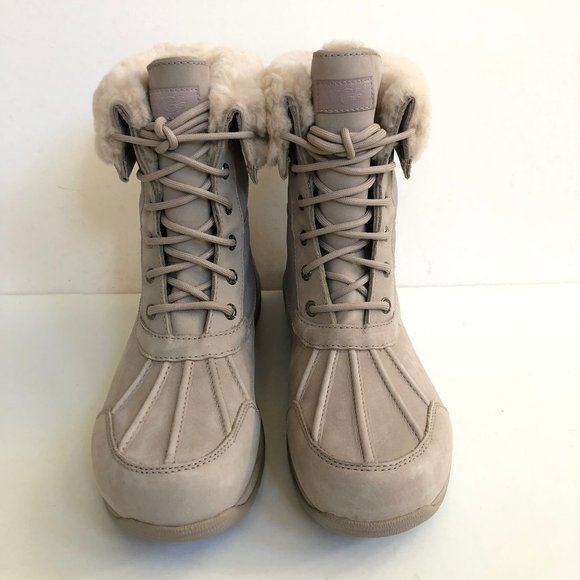 UGG MEN BUTTE MONO PUTTY WATERPROOF SHEARLING Boots - Picture 3 of 6